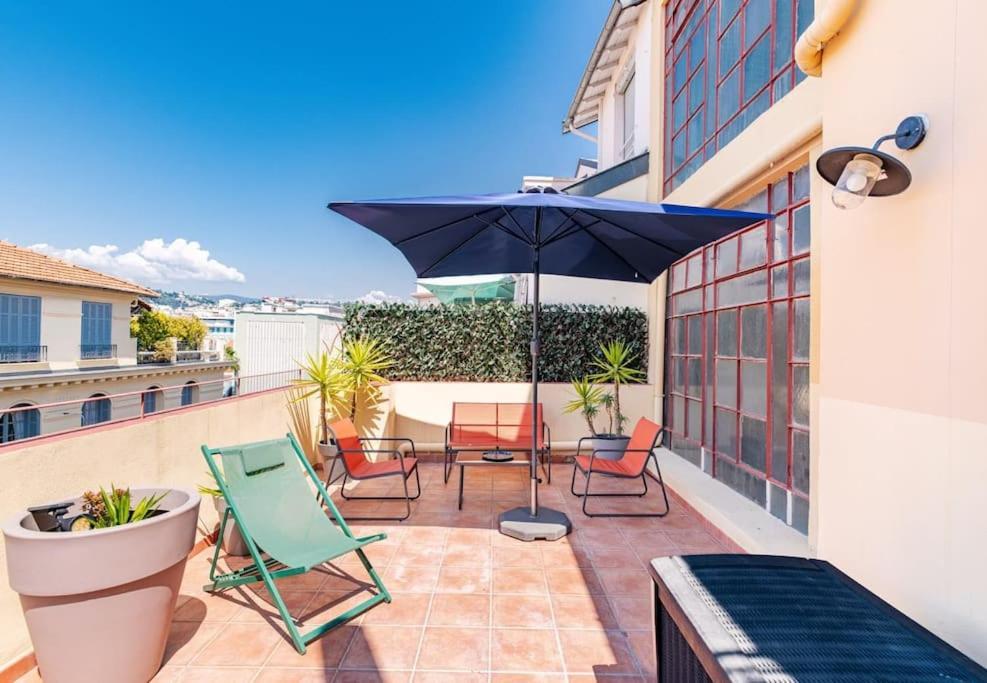Lamartine - Studio W Terrace And Ac Very Central Nisa Exterior foto