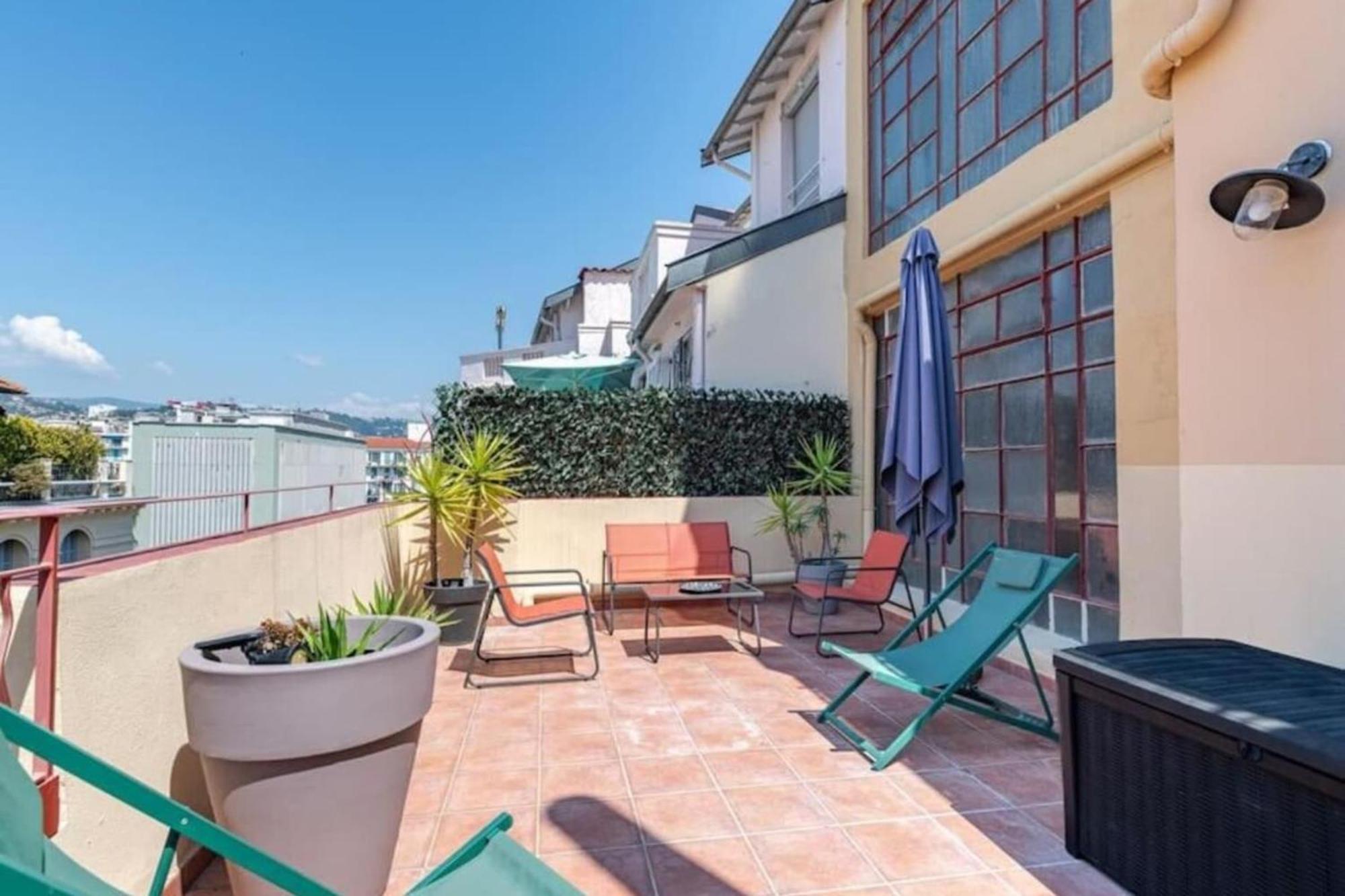 Lamartine - Studio W Terrace And Ac Very Central Nisa Exterior foto