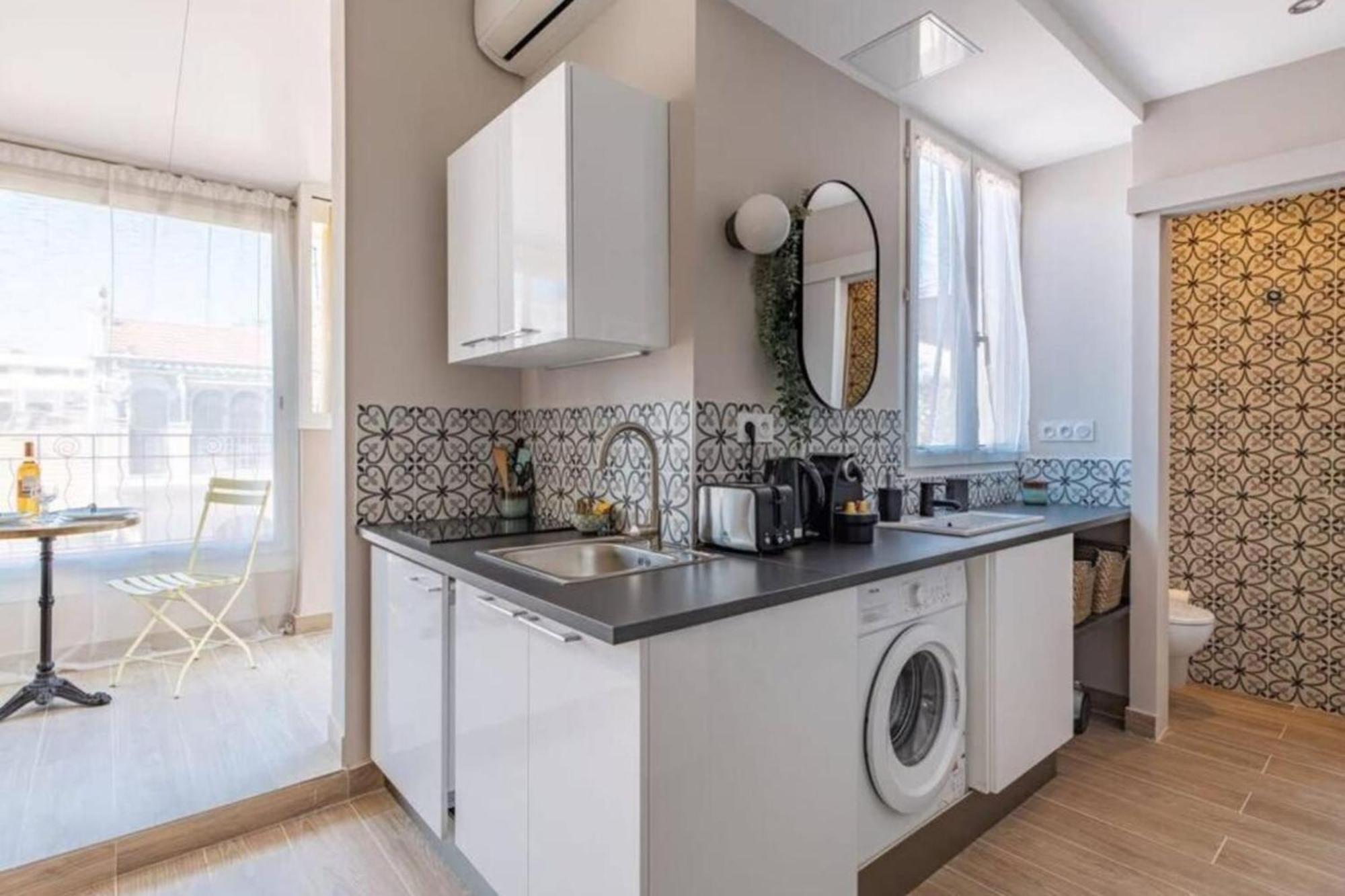 Lamartine - Studio W Terrace And Ac Very Central Nisa Exterior foto