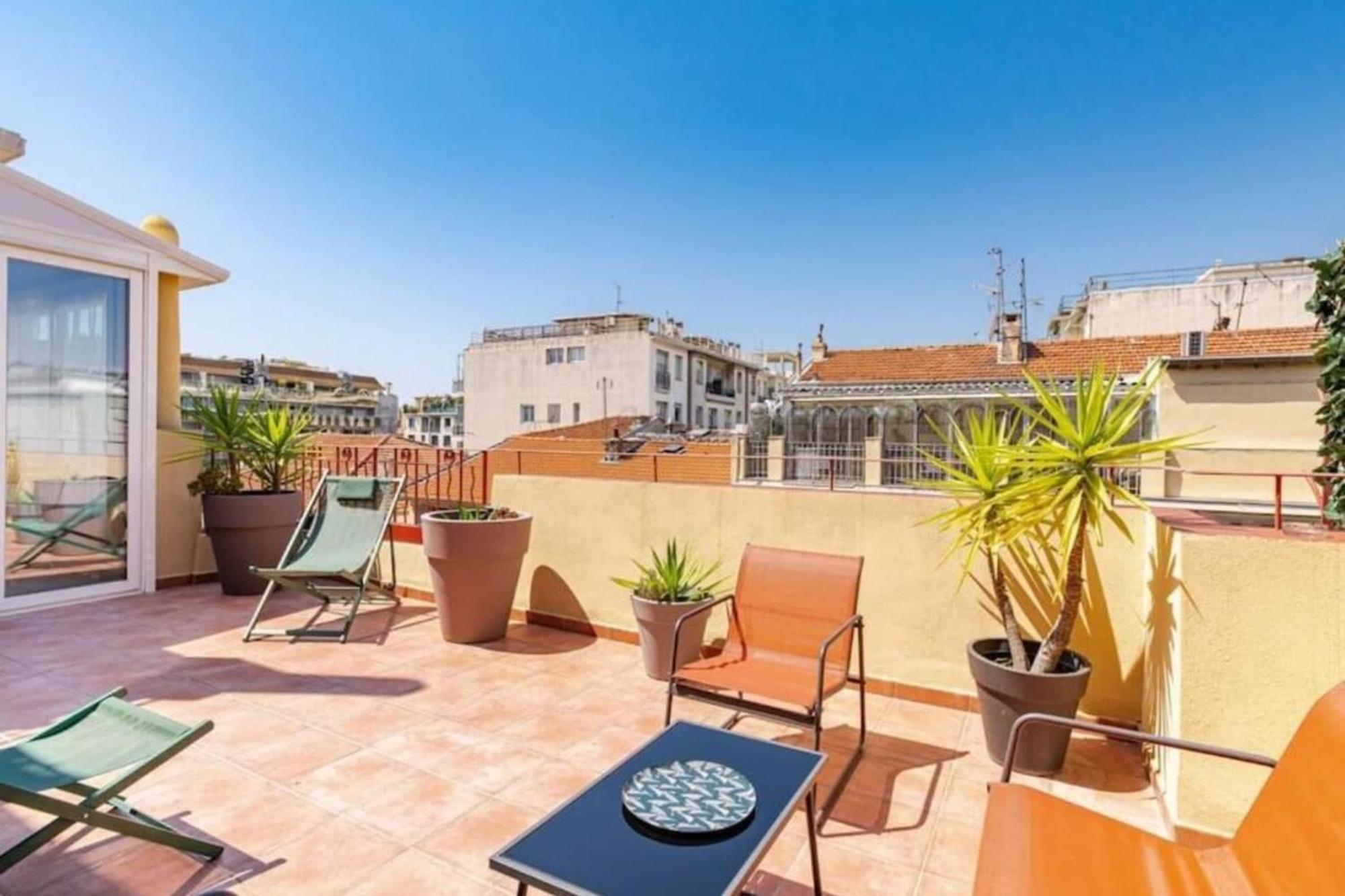 Lamartine - Studio W Terrace And Ac Very Central Nisa Exterior foto