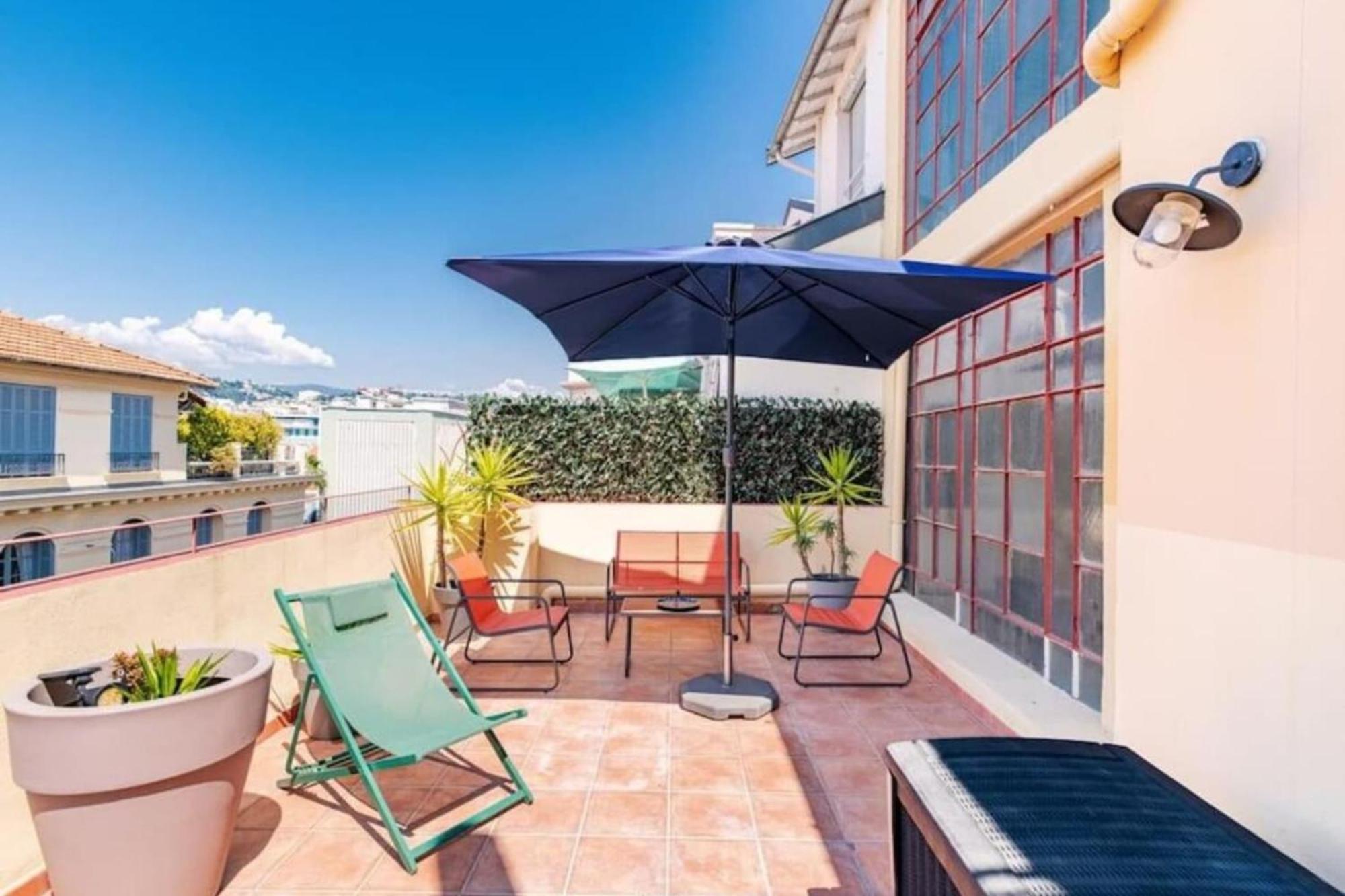 Lamartine - Studio W Terrace And Ac Very Central Nisa Exterior foto